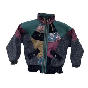 Vintage Elco Patterned Winter Jacket